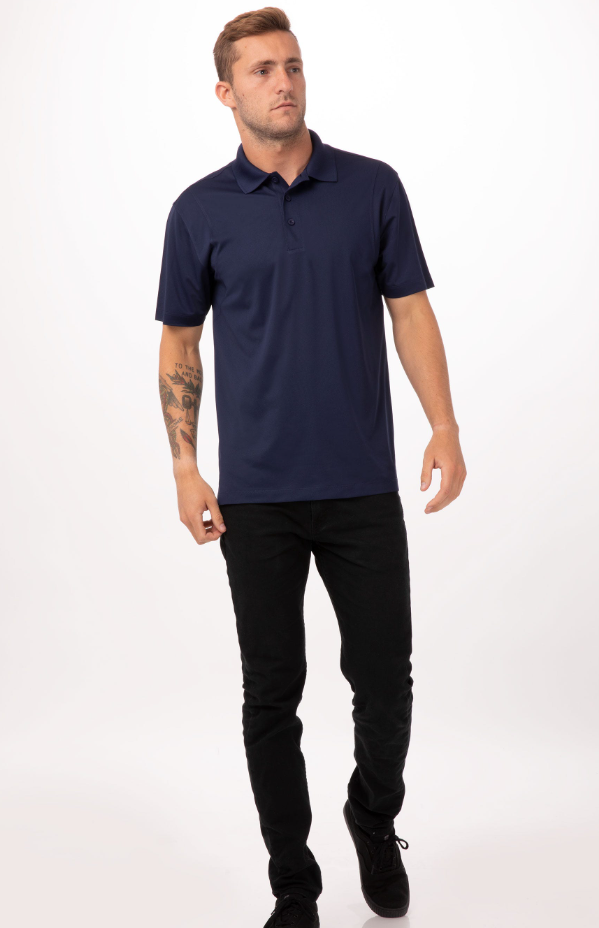 Chef Works ST650 Men&#39;s SPORTEK® Polo Shirt