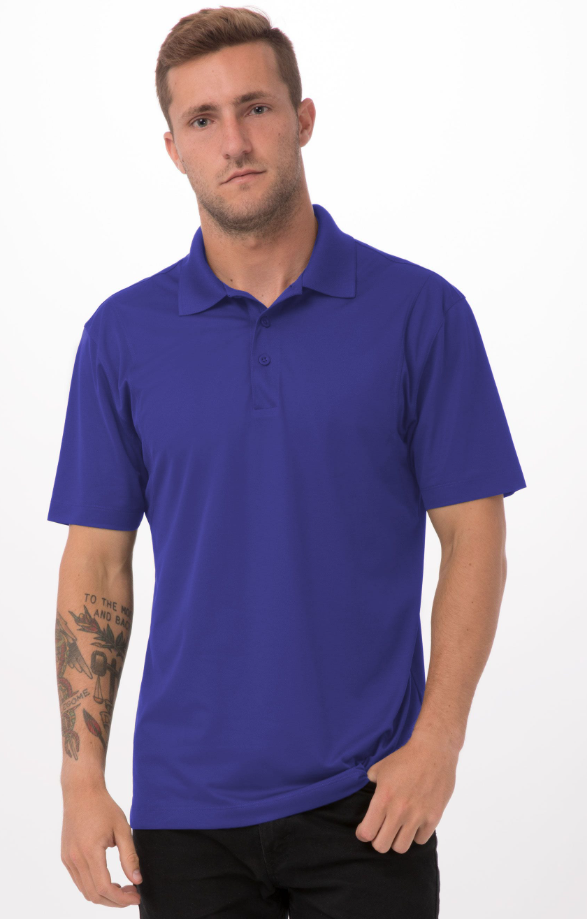 Chef Works ST650 Men&#39;s SPORTEK® Polo Shirt