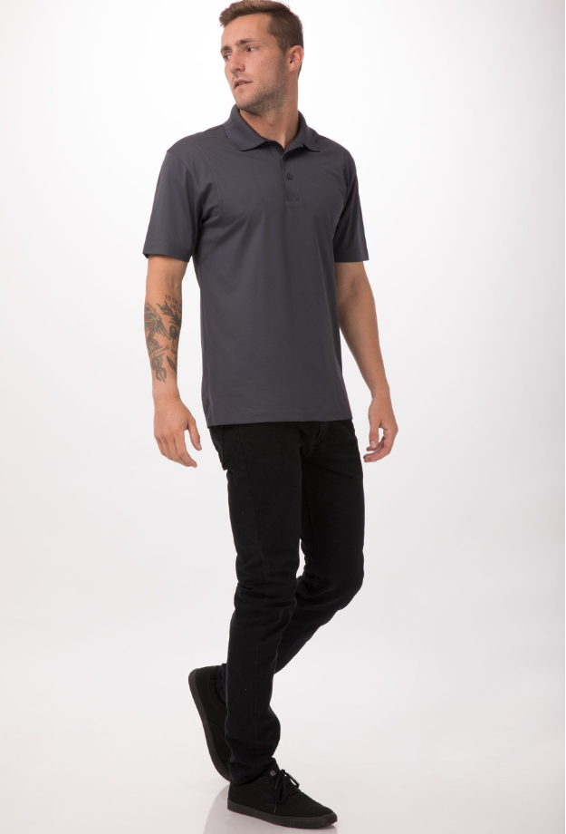 Chef Works ST650 Men&#39;s SPORTEK® Polo Shirt