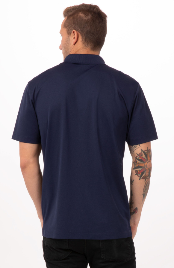 Chef Works ST650 Men&#39;s SPORTEK® Polo Shirt