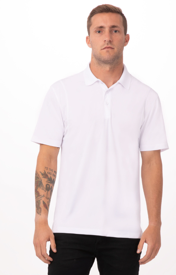 Chef Works ST650 Men&#39;s SPORTEK® Polo Shirt