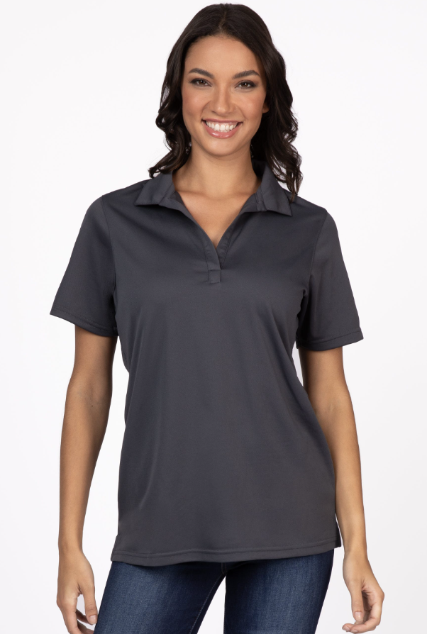 Chef Works Z650W Woman&#39;s Collared Polo Shirt