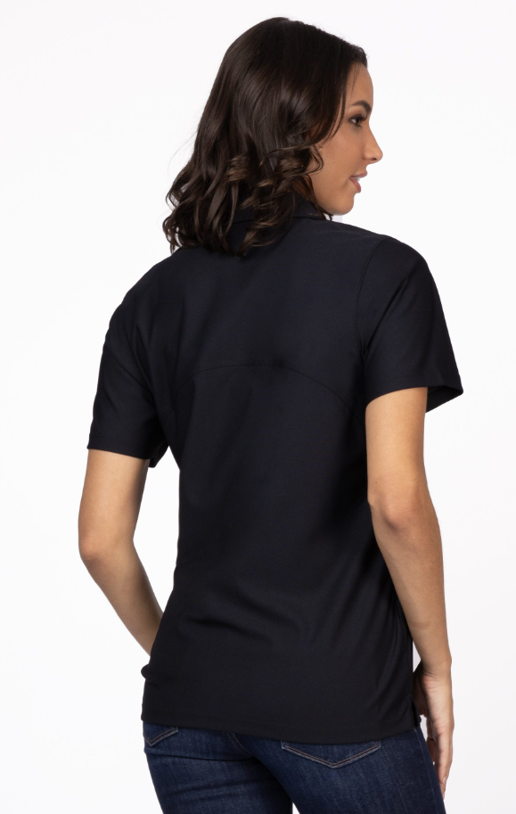 Chef Works Z650W Woman&#39;s Collared Polo Shirt