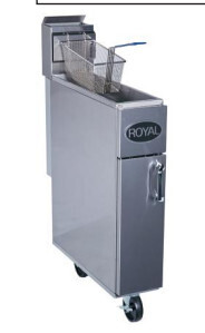 Royal Range RFT-25 Fryer, add-on, 1/2 size, tube-fired, 25 lb. oil capacity, 7.88 W