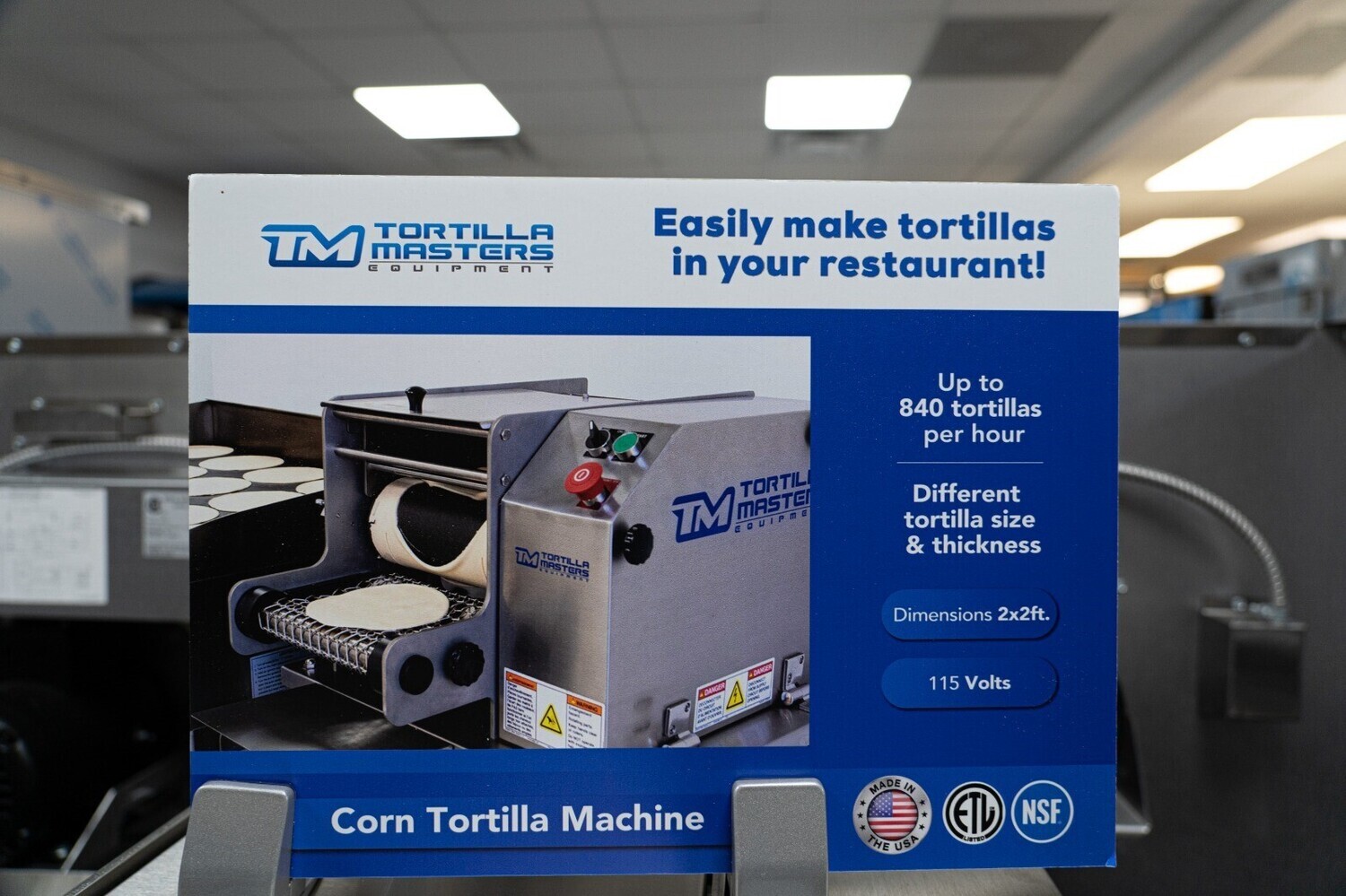 Tortilla Masters TM105 Ventura Flex Tortilla Machine, Countertop, Electric