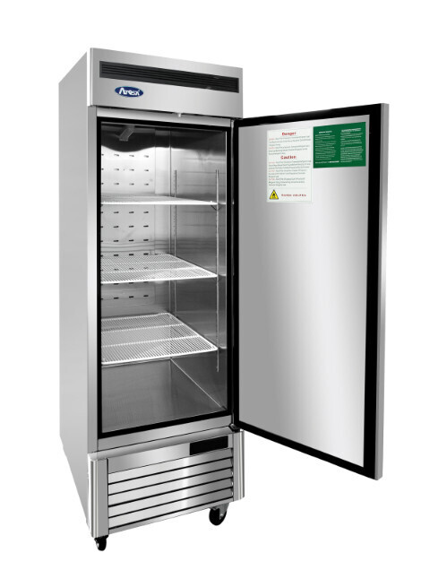 Atosa MBF8505GR  Reach-In Refrigerator, One Section, Self-Contained 27&quot;W x 31-7/10&quot;D x 83-1/10&quot;H,