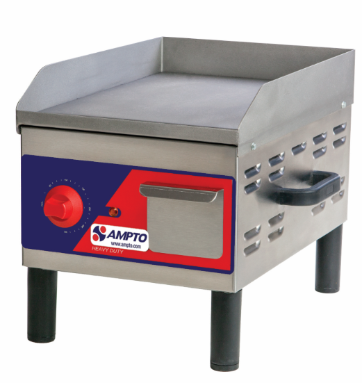 Ampto GR5E Griddle, electric, countertop, 12&quot;W x 16&quot; D