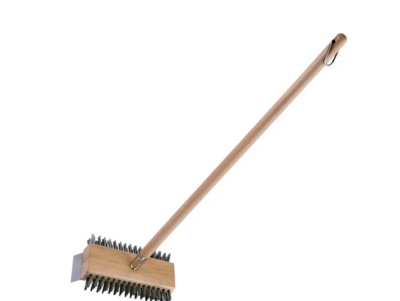 Chef Master 90042 Classic Broiler Brush, 30&quot; Handle, 8&quot; Head