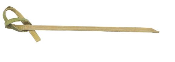 Winco PK-KT3 Bamboo Picks, 3&quot;L, knotted top, (100 each per pack)