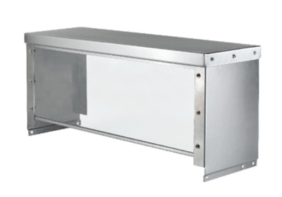 Klinger's Trading KSS2 Serving Guard, for 2-pan units, 32" W