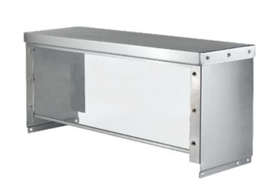 Klinger's Trading KSS4 Serving Guard, for 4-pan units, 62" W