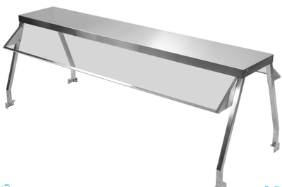 Serv-ware SG5-2 ​Sneeze Guard, double-sided, 72-3/10"W