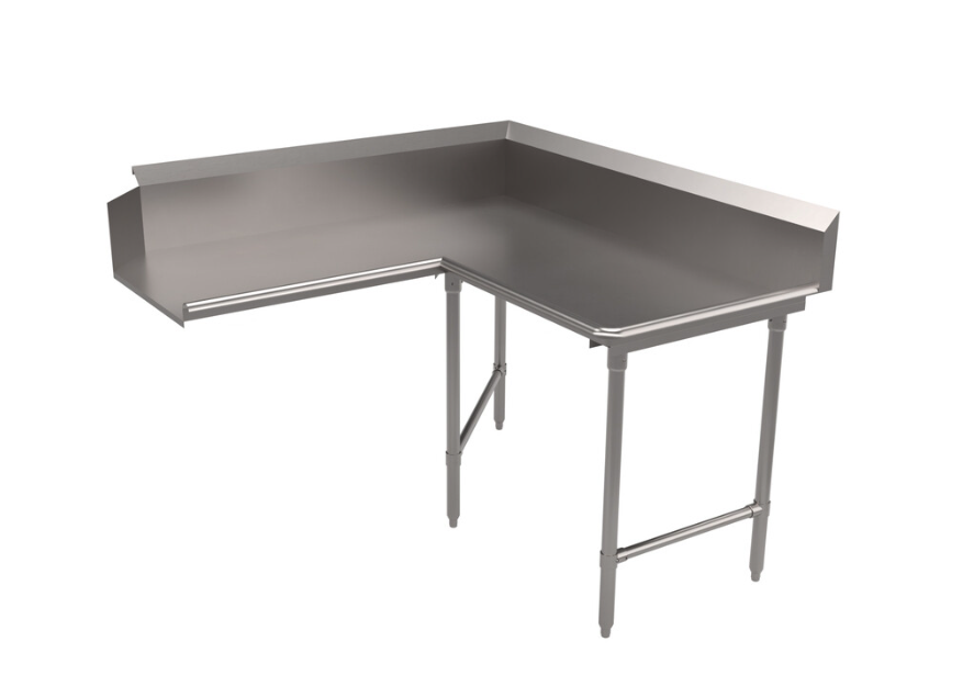 BK Resources BKCDT6-C6060R Clean Dishtable, corner design, 60&quot;W x 60&quot;D, R-shape