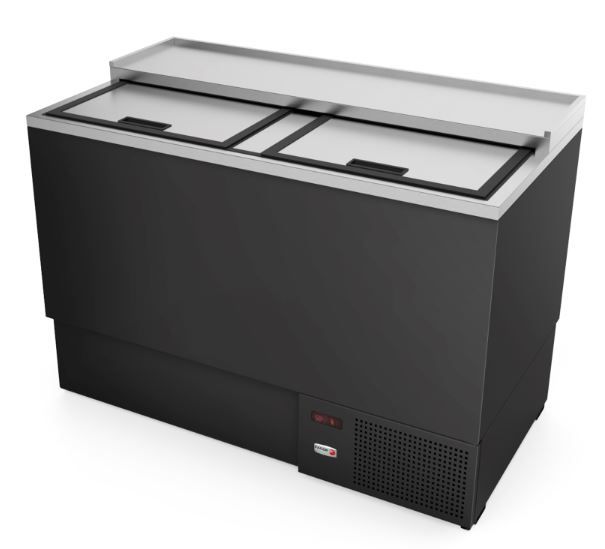 Fagor Refrigeration FGF-50  19103307 Glass &amp; Plate Chiller / Froster, 49-5/8&quot;W x 27&quot;D x 35-3/4&quot;H, self-contained side-mounted refrigeration, 0˚ F to -7˚ F, stainless steel top &amp; sliding lids, deep wel