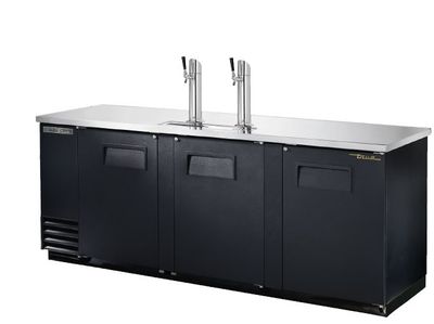 True TDD-4-HC Manufacturing Draft Beer Cooler, Stainless Steel Countertop, (4) 1/2 Keg Capacity