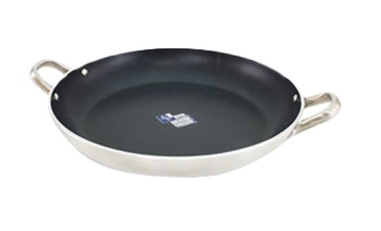 Crestware PAE12  Paella Pan, 12&quot; dia., Teflon™ Xtra non-stick coating, 3004 aluminum