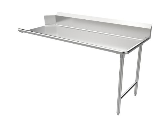 Klinger&#39;s Trading CDT72R Clean Dishtable, Left To Right 72&quot;