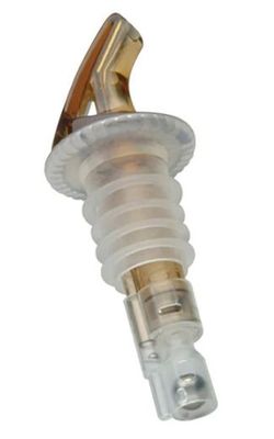 Precision Pours 100 RA 1 oz. Rum Amber Measured Liquor Pourer - 12/Pack