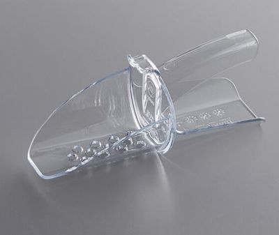 San Jamar SI4550 Saf-T-Scoop 4-6 oz. Banquet Ice Scoop