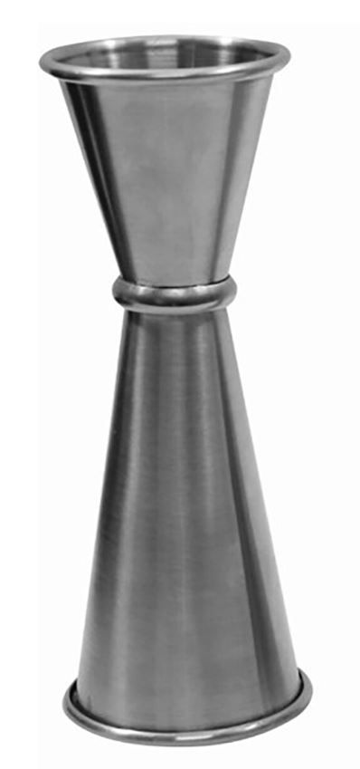 TableCraft JJ1206 Japanese Jigger, 1 oz. &amp; 2 oz., dishwasher safe, 18/8 stainless steel