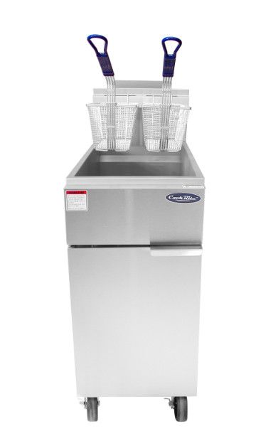Atosa ATFS-50 LP  CookRite Fryer, LP gas, floor model, 50 lb. capacity,