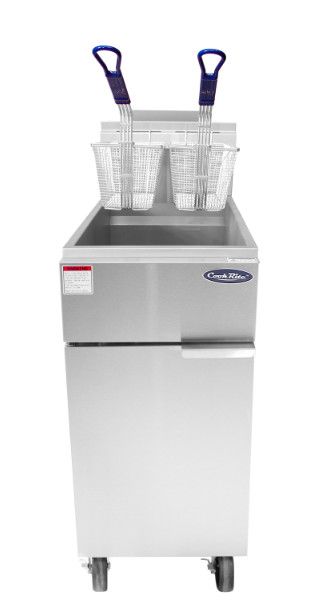 Atosa ATFS-50 LP  CookRite Fryer, LP gas, floor model, 50 lb. capacity,