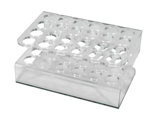 Bar Maid CR-1600 Shooter Tube Rack, 24 Holes, Clear