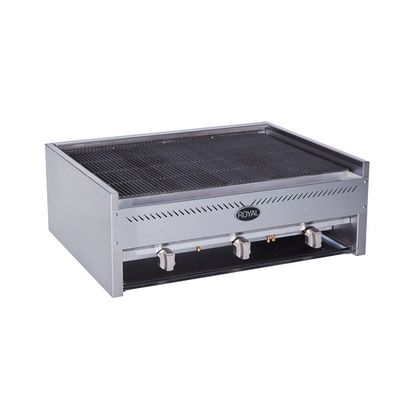 Royal Range RCB-36 Heavy Duty Charbroiler, gas, countertop, 36&quot;, lava rock