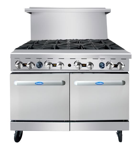 Atosa AGR-8B-LP CookRite Range, LP Gas, 48"W, (8) 32,000 BTU Open Burners