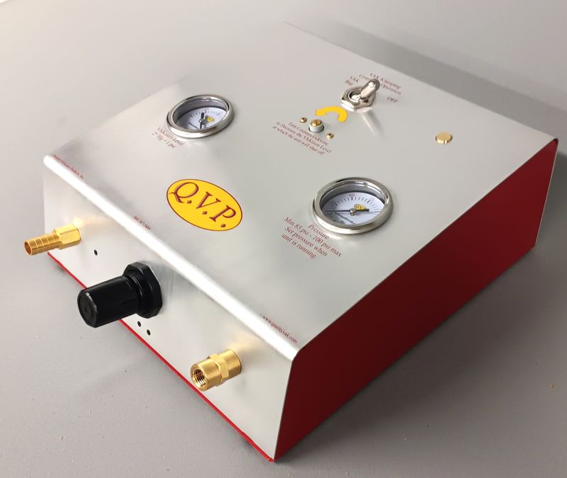 Quality VAKuum Products' NU4 regulated air-powered vacuum pump pulls 4 C.F.M. of vacuum flow.