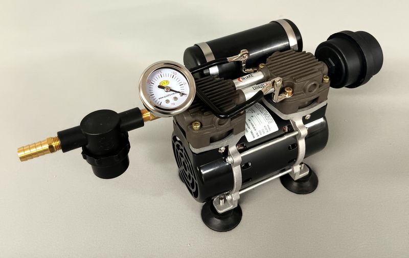 2 CFM Electric Vacuum System – Oil-Free Rocking Piston (EP2) 2 CFM Electric Vacuum System – Oil-Free Rocking Piston (EP2)