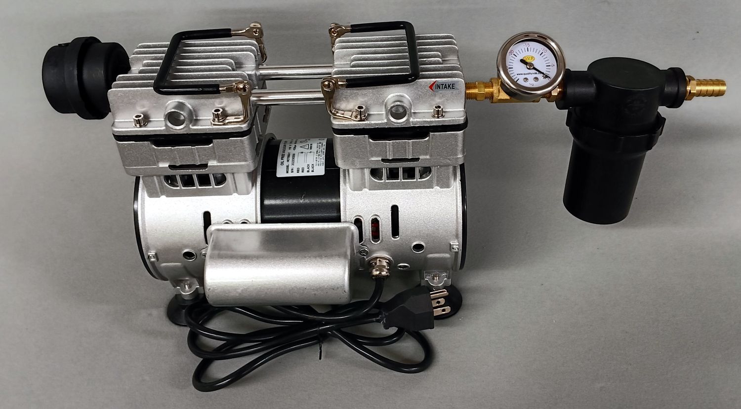 5 CFM Electric Vacuum System – Oil-Free Rocking Piston (EP5)