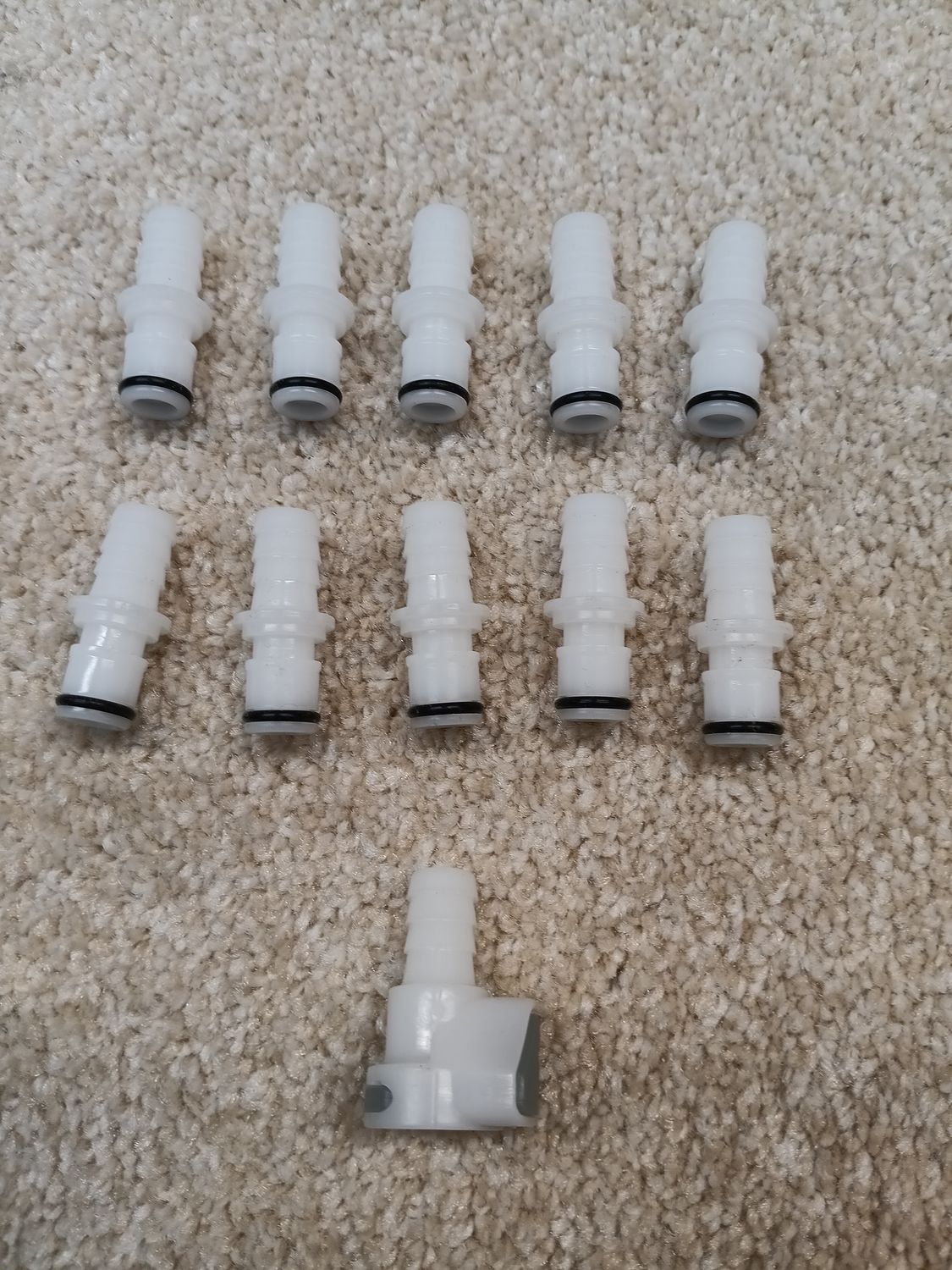 Clamping Quick Disconnect Set 1 Female, 10 Males (QD10)