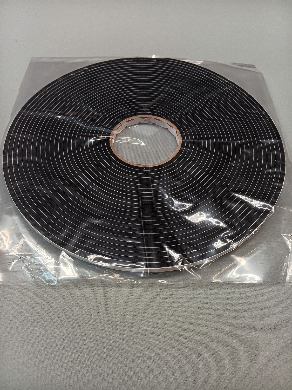 Closed Cell Neoprene Tape for Vacuum Hold-Down Jigs and Fixtures 3/8" x 3/16" x 50' (VT50)