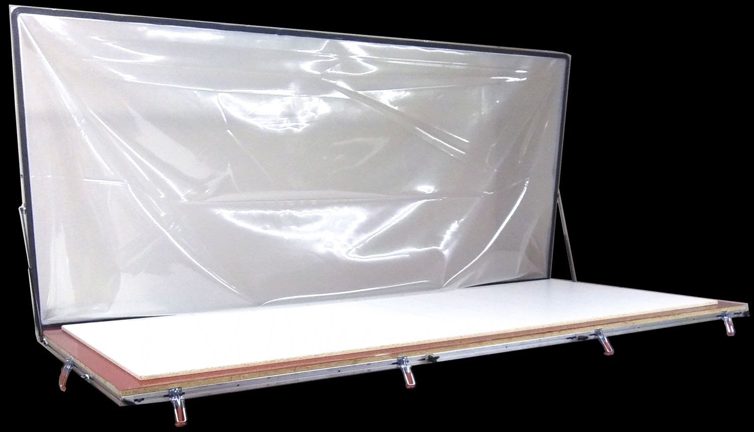 Flip-Top Vacuum Frame Press – 126" x 54" Inside Dimension (FP410-6-3)
