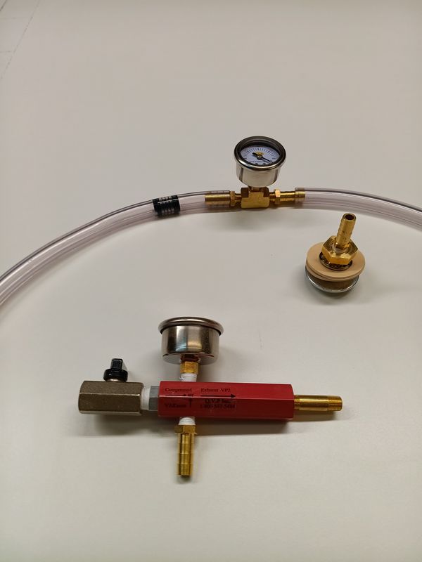 3.2 CFM Venturi-Style Manual Vacuum Pressing System (VP4BK)