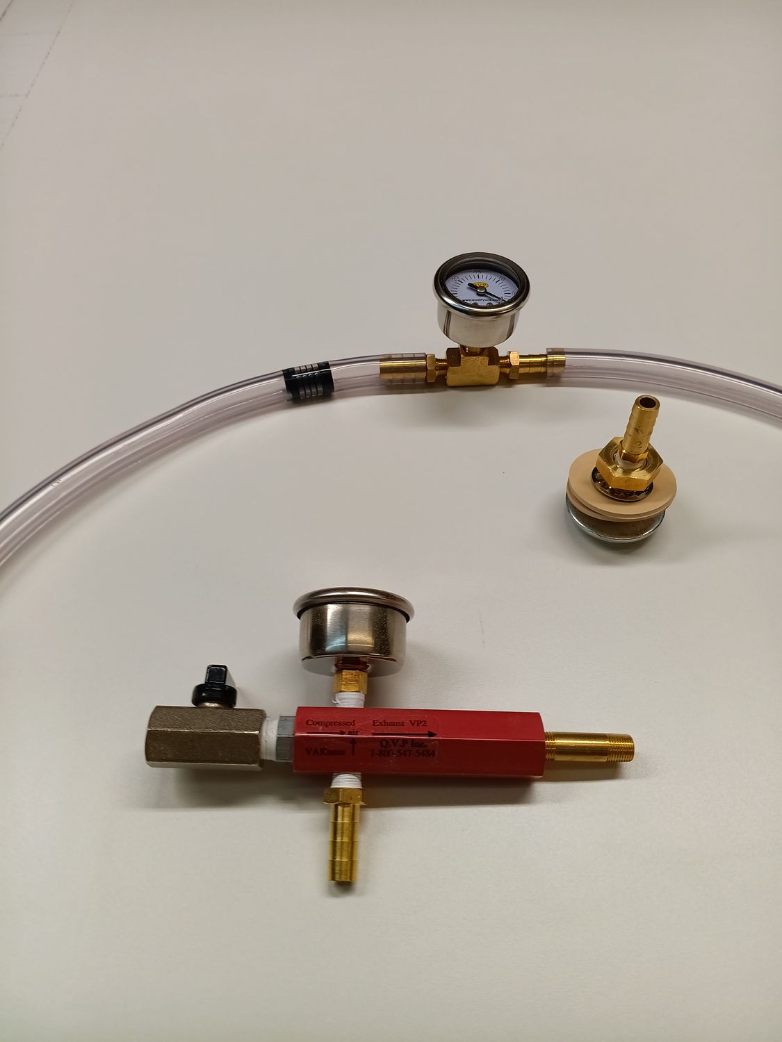 1.6 CFM Venturi-Style Manual Vacuum Pressing System (VP2BK)