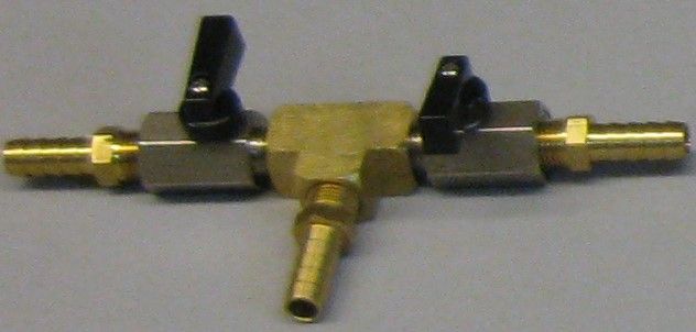 2-Bag Manifold with 20' of 1/2" I.D. vacuum tubing, compatible with ES5, ES10, NU2 (4 or 6), and VM2 (4 or 6) systems.