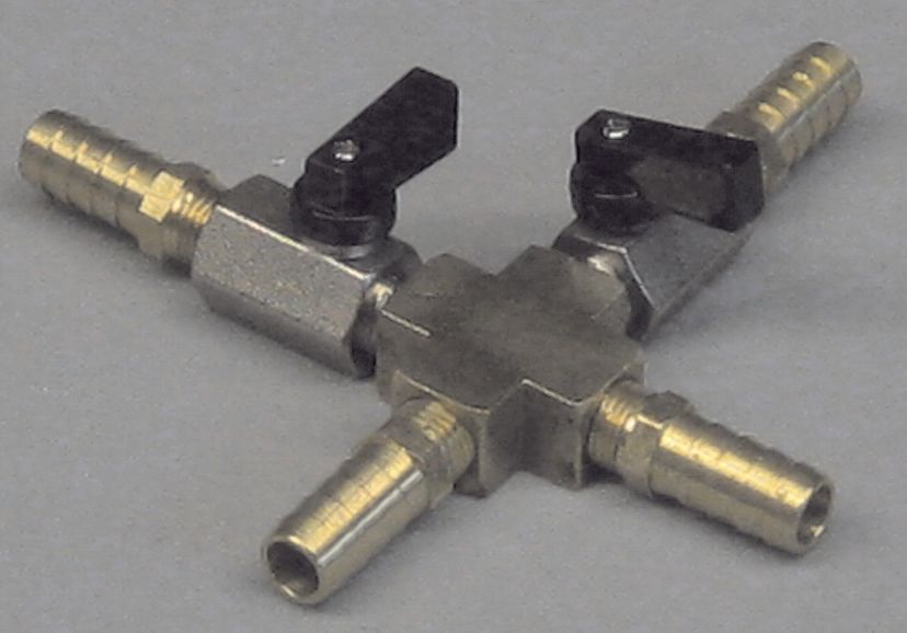 2 Bag Manifold  with 20’ 1/2“I.D. vacuum tubing for use with (NU10 or VM10)