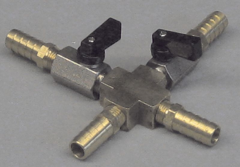 2 Bag Manifold  with 20’ 1/2“I.D. vacuum tubing for use with (NU10 or VM10)