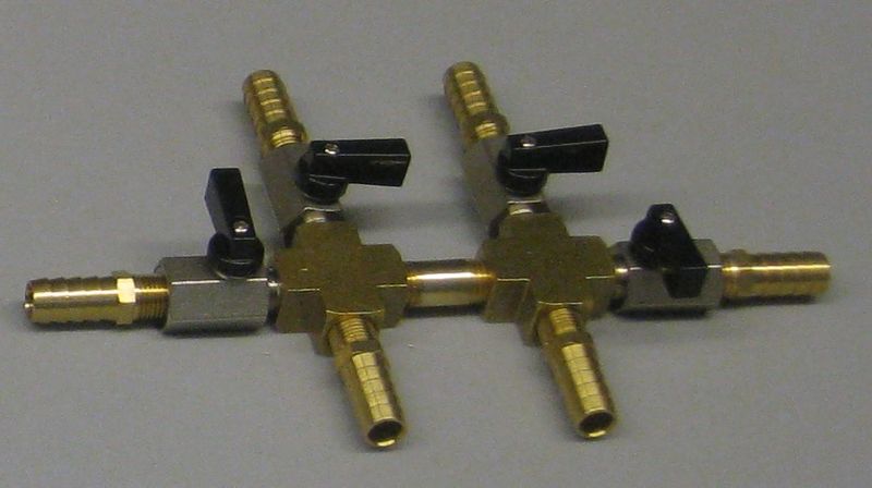2-Bag Manifold with 40' of 1/2" I.D. vacuum tubing, compatible with NU15, NU20, or VM15 systems.