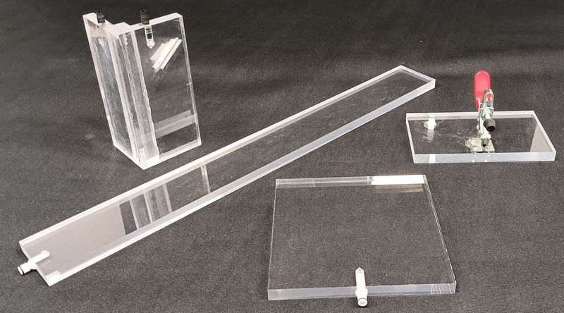 Acrylic Clamping Jig Kit: Includes BP1, RTA, SE30, and TG1 (KK3)
