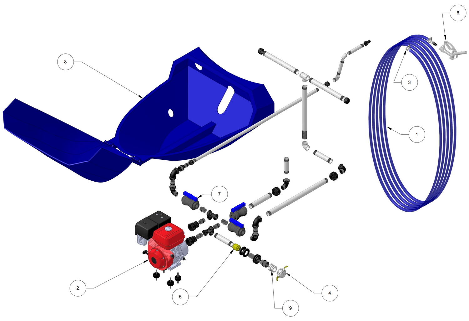 (6) - Hose Nozzle / Trigger