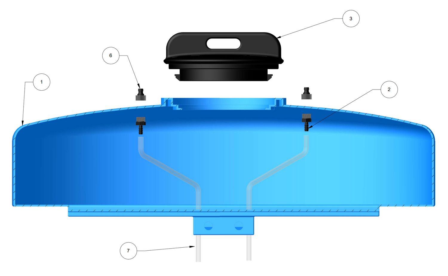Gravity/Tank 250 litre