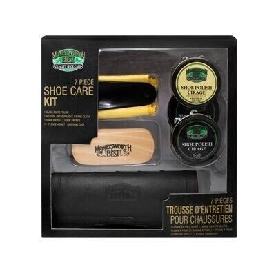 7 PC SHOE CARE KIT - ASSORTED COLOUR CASES