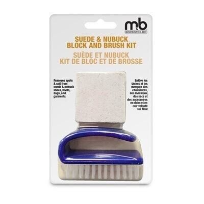 SUEDE + NUBUCK BLOCK & BRUSH KIT