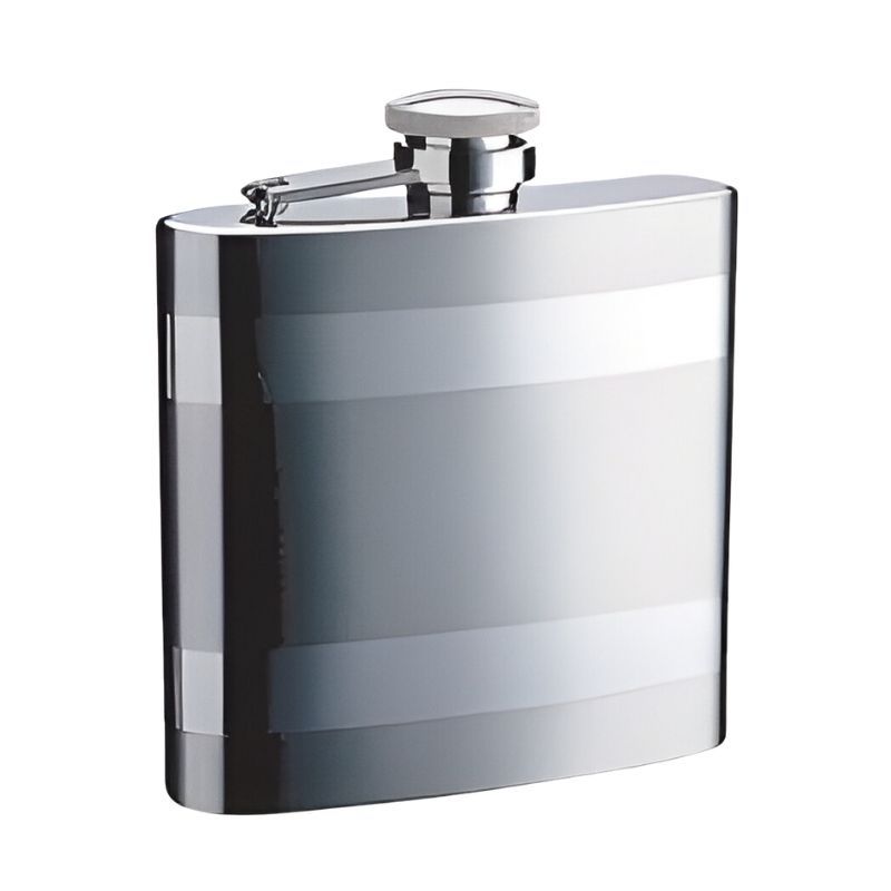 Armada S/S Double Banded Hipflask