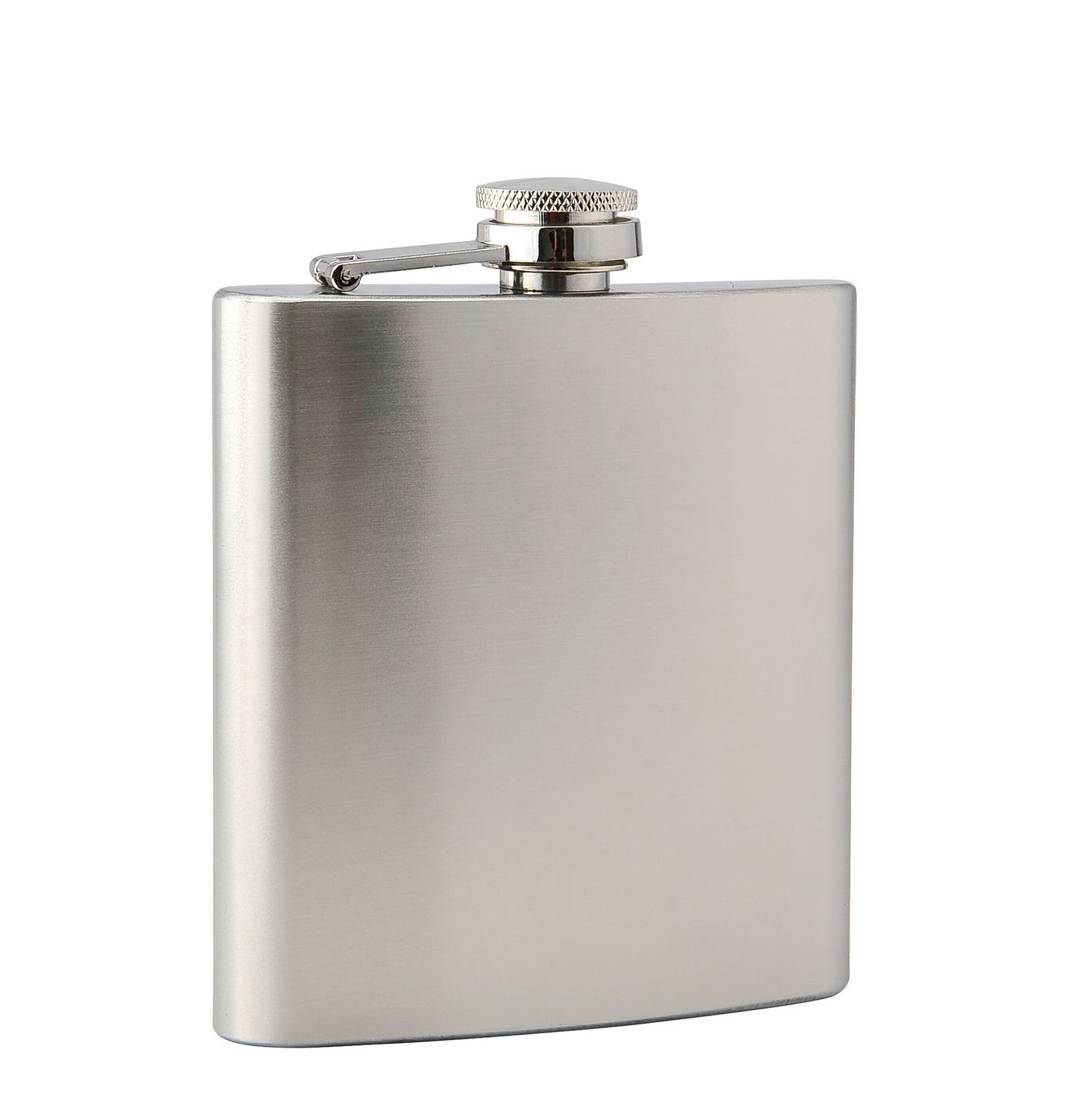 6oz S/S Brush Finish Hipflask