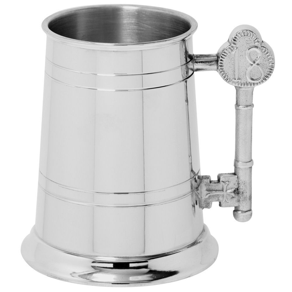 British Pewter 18th Tankard