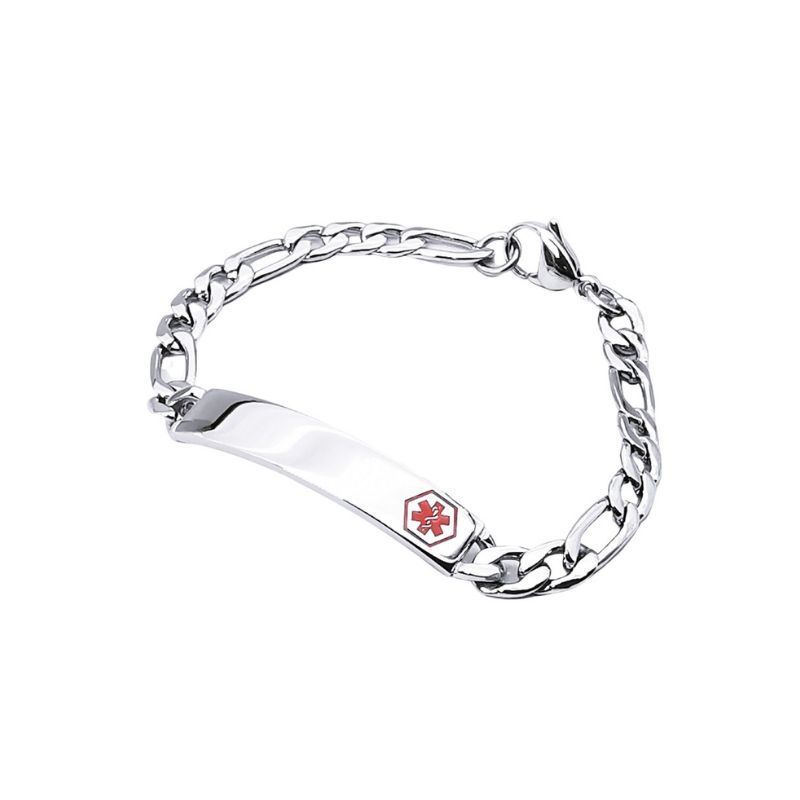 Medic ID Stainless Steel 19cm Bracelet